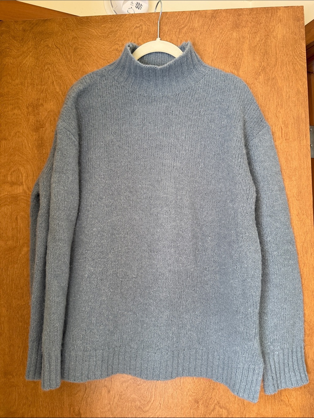 Jenni Kayne Women’s Alpaca Knit Sweater - blue, size small